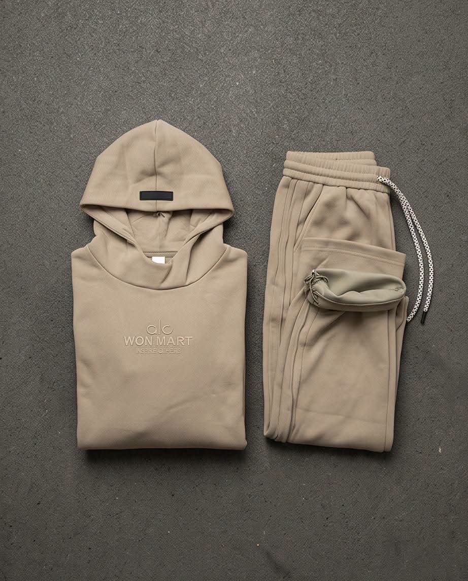 Ensemble jogging premium homme à capuche