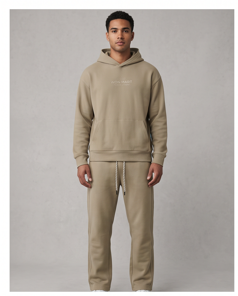 Ensemble jogging premium homme à capuche